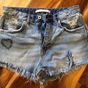 ZARA denim shorts